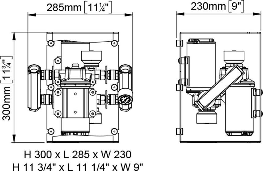 MARCOUP6/EDX 13 24v ELECTRONIC WATER PRESSURE DUAL PUMP SYSTEM